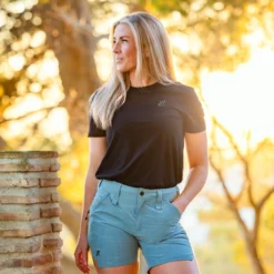 Easy T-shirt Damen Black