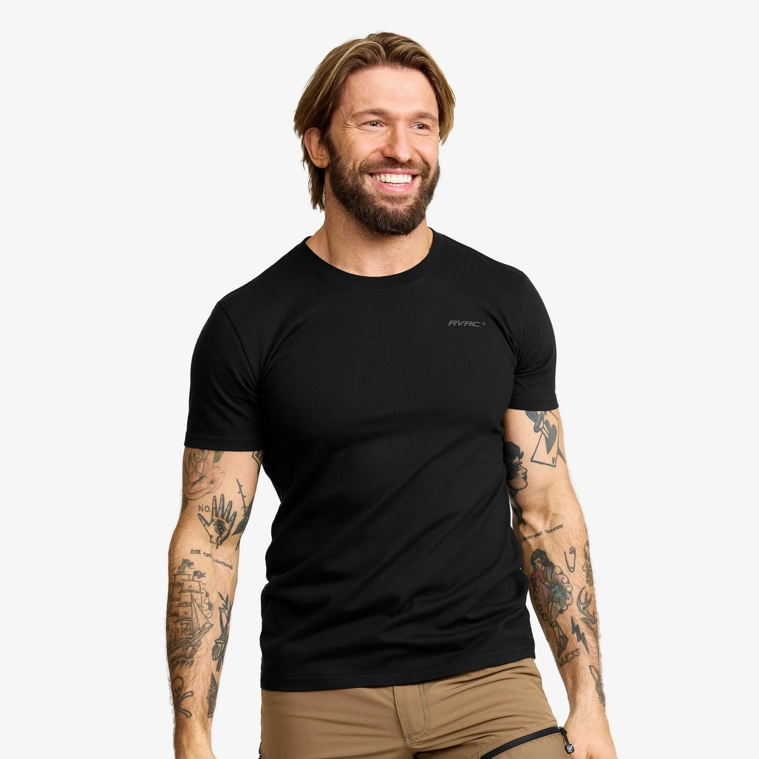 Easy T-shirt Slim Fit Herren Black