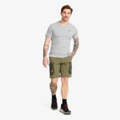 Easy T-shirt Slim Fit Herren Grey Melange