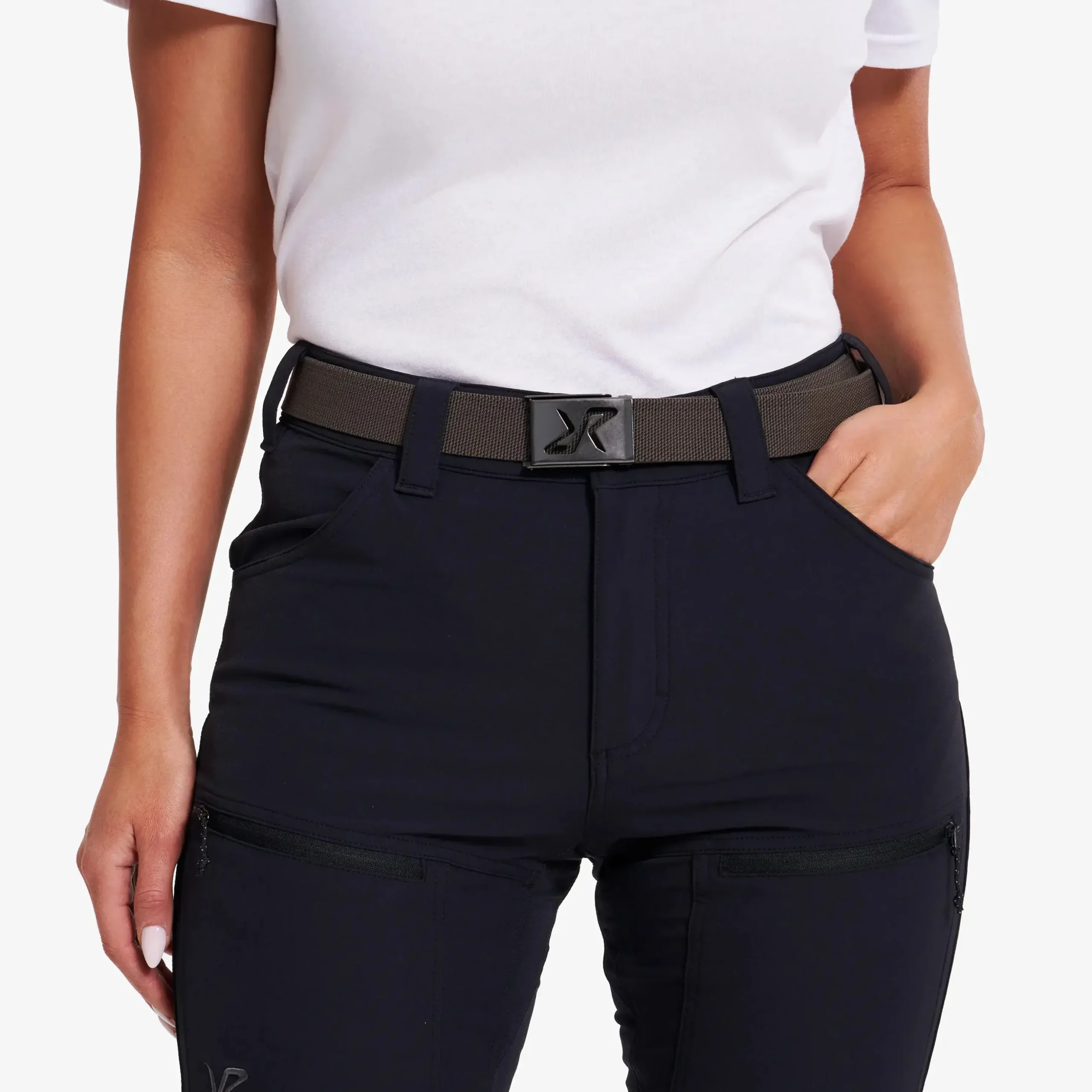 Edge High-waist Stretch Pants Damen Black