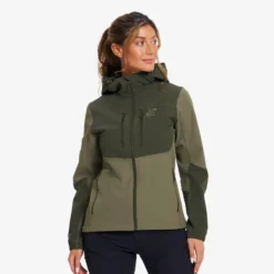 Edge Stretch Jacket Damen Forest Night/Kalamata