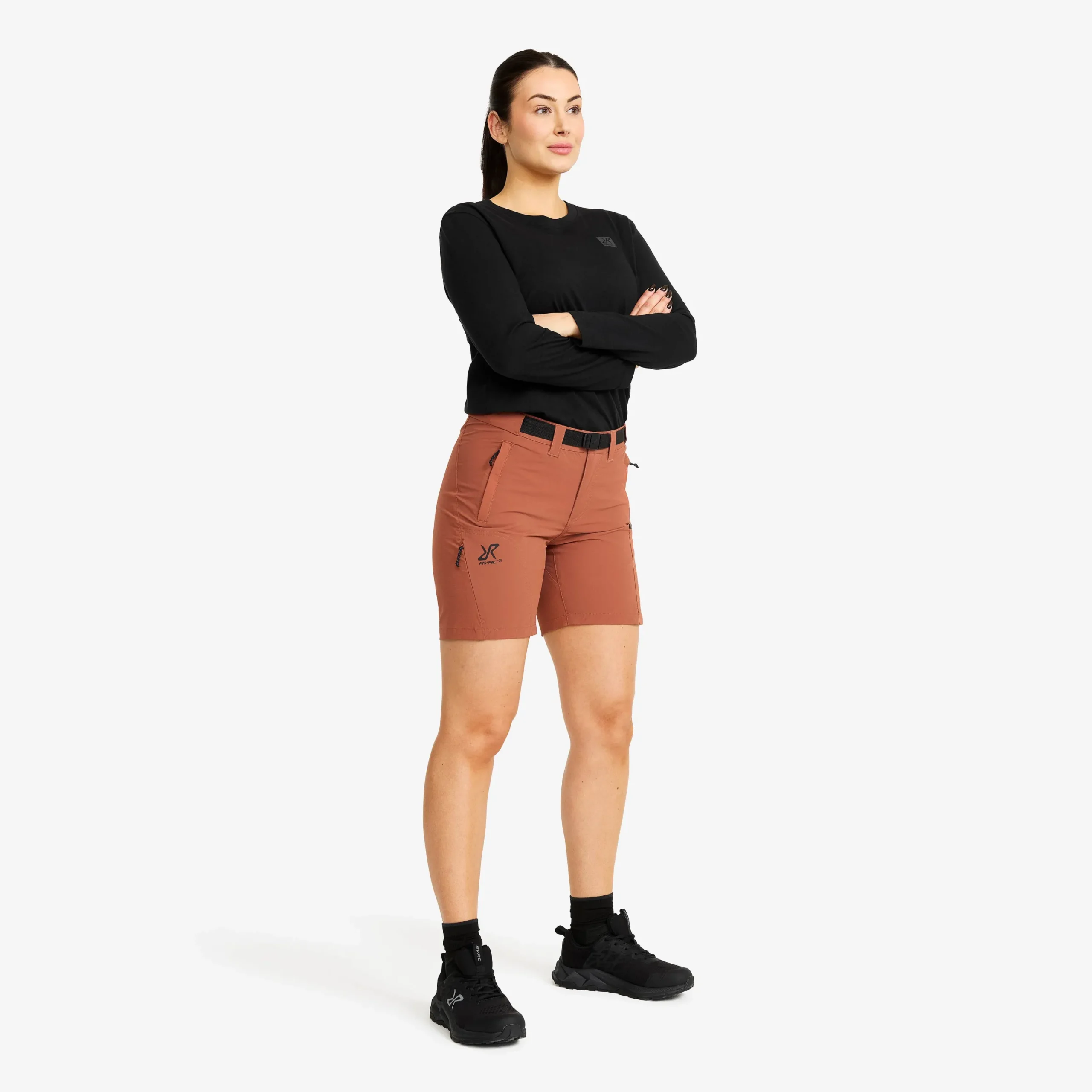 Elevate Pro Hiking Shorts Damen Pink Mahogany