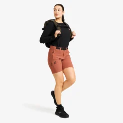 Elevate Pro Hiking Shorts Damen Pink Mahogany