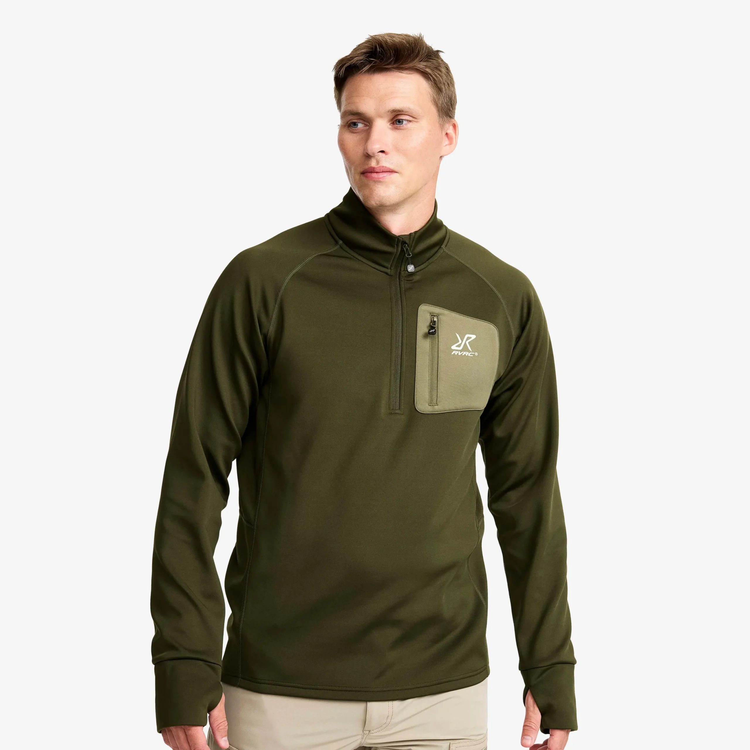 Evolution Half-zip Stretch Fleece Herren Forest Night