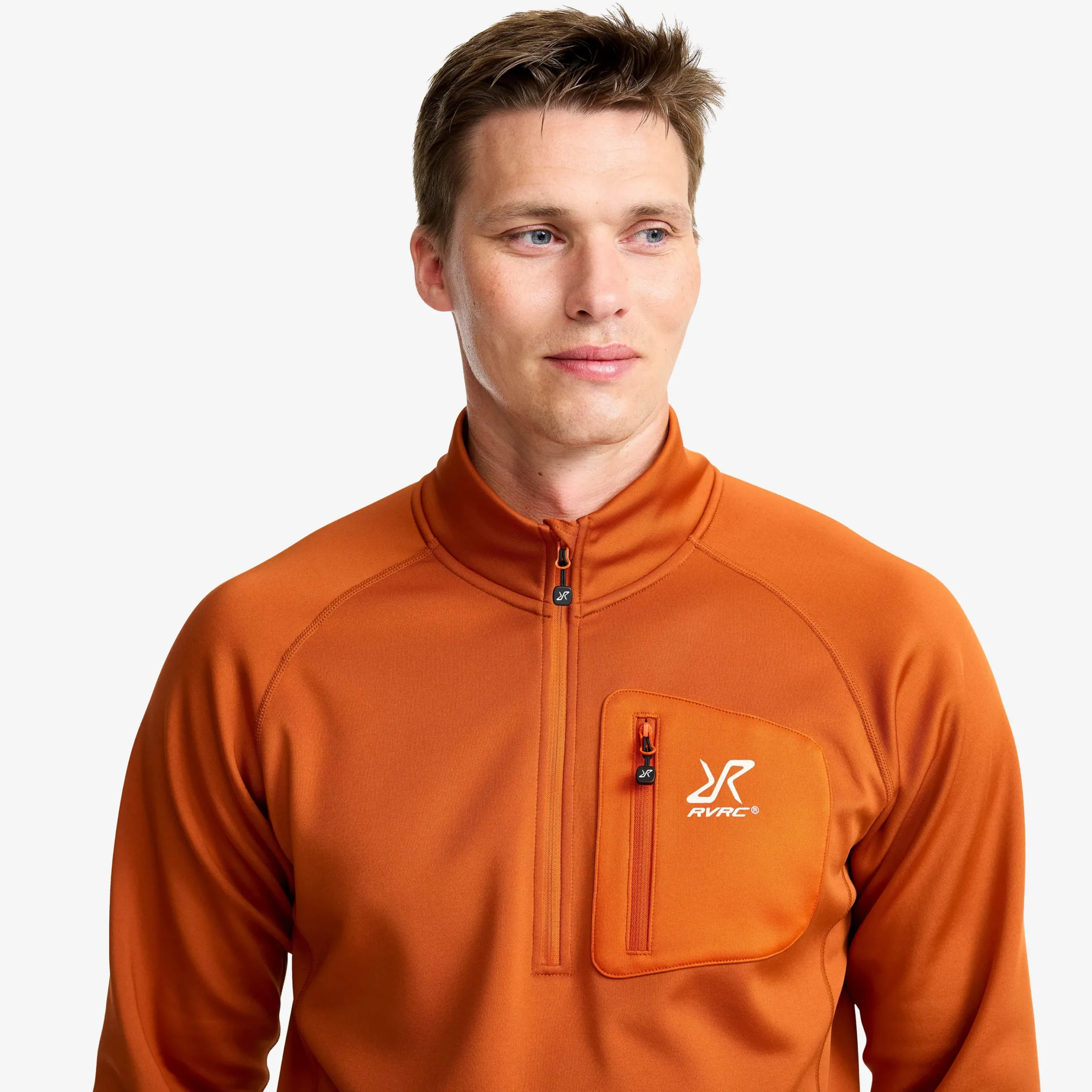 Evolution Half-zip Stretch Fleece Herren Terracotta Brown