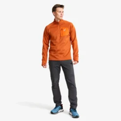 Evolution Half-zip Stretch Fleece Herren Terracotta Brown