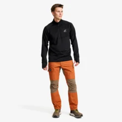 Evolution Half-zip Stretch Fleece Herren Black
