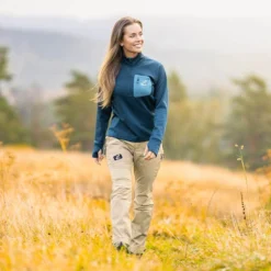 Evolution Half-zip Stretch Fleece Damen Moonlit Ocean