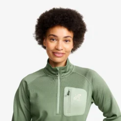 Evolution Half-zip Stretch Fleece Damen Dusty Green
