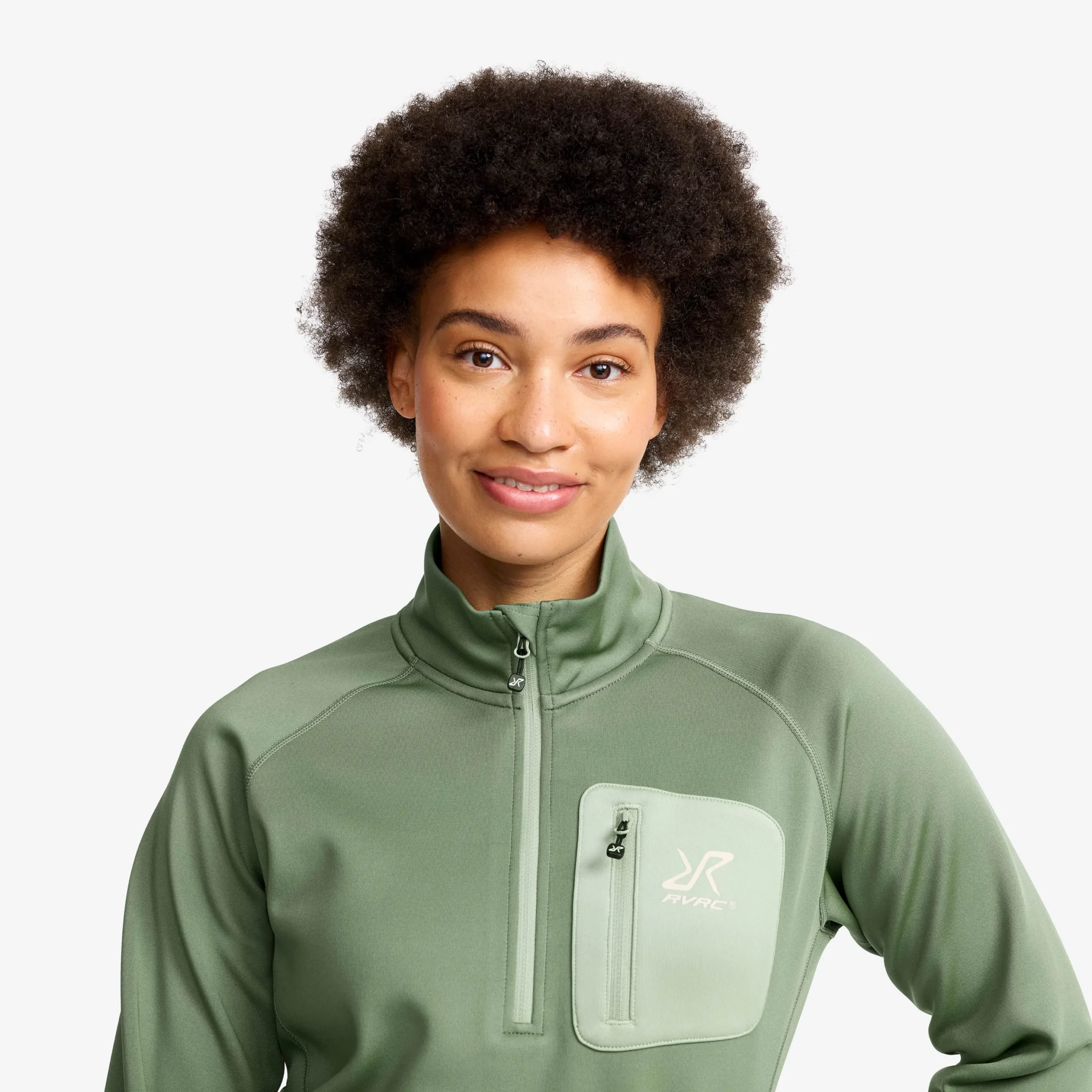 Evolution Half-zip Stretch Fleece Damen Dusty Green
