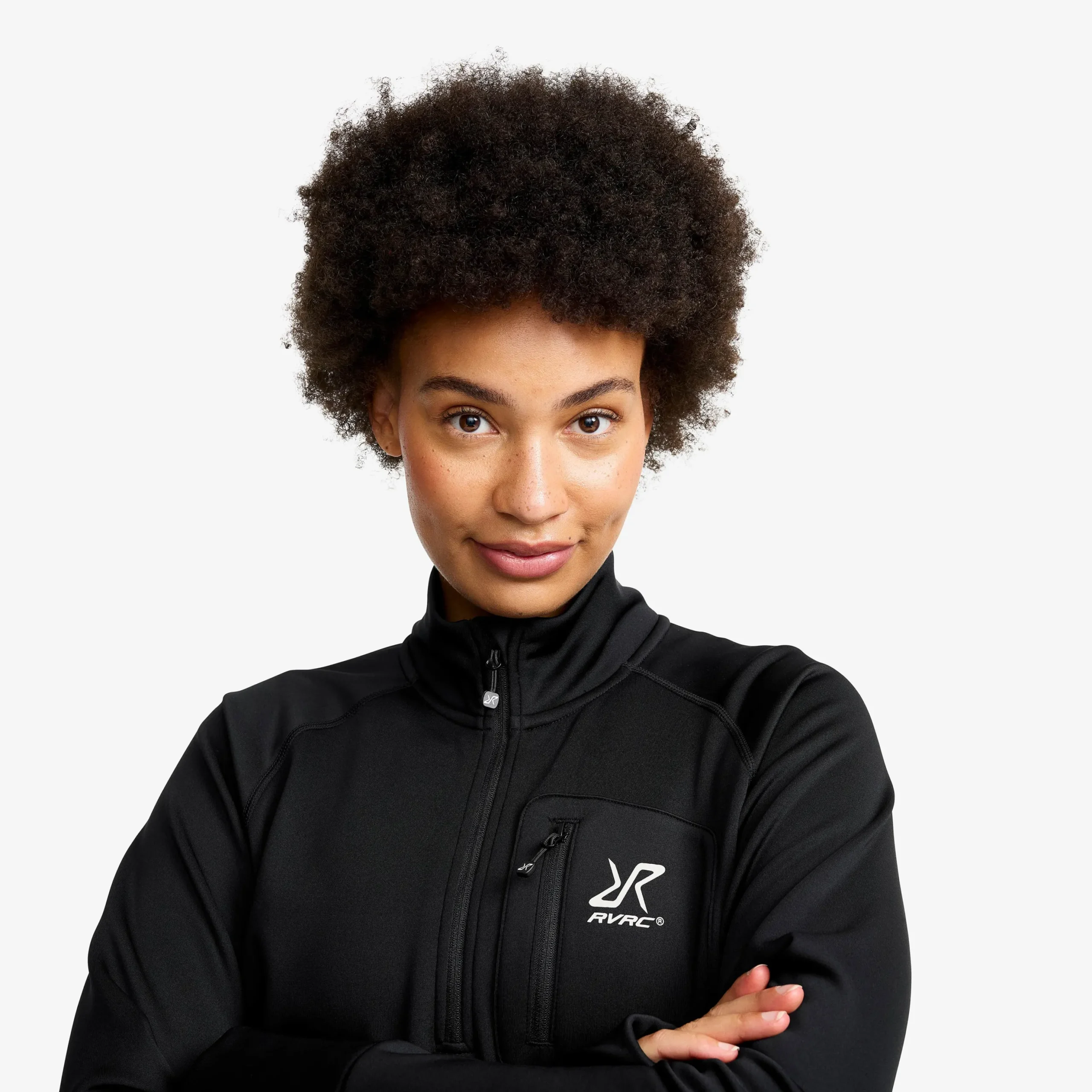 Evolution Half-zip Stretch Fleece Damen Black