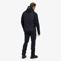 Evolution Hybrid Fleece Jacket Herren Black
