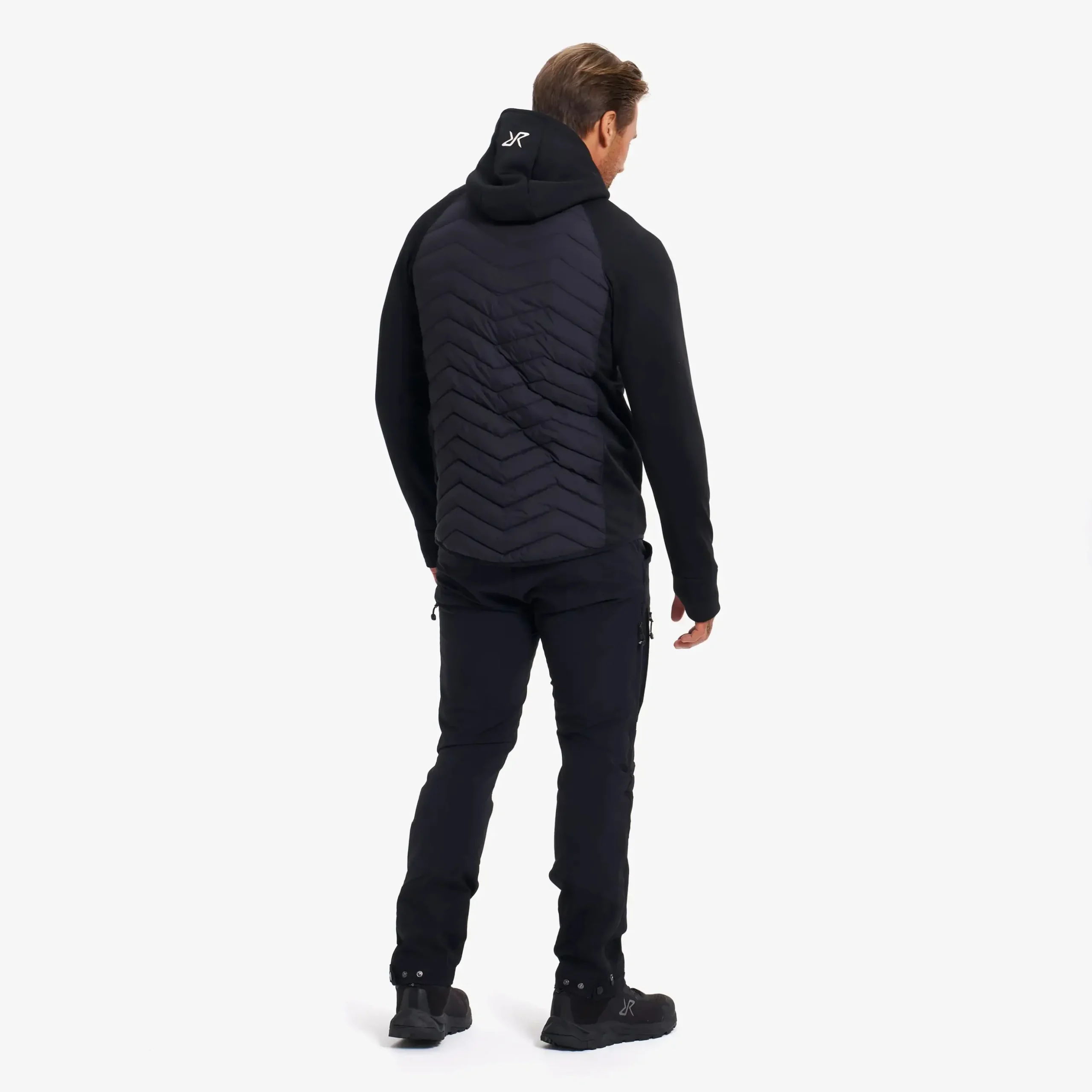 Evolution Hybrid Fleece Jacket Herren Black
