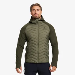 Evolution Hybrid Fleece Jacket Herren Forest Night/Kalamata