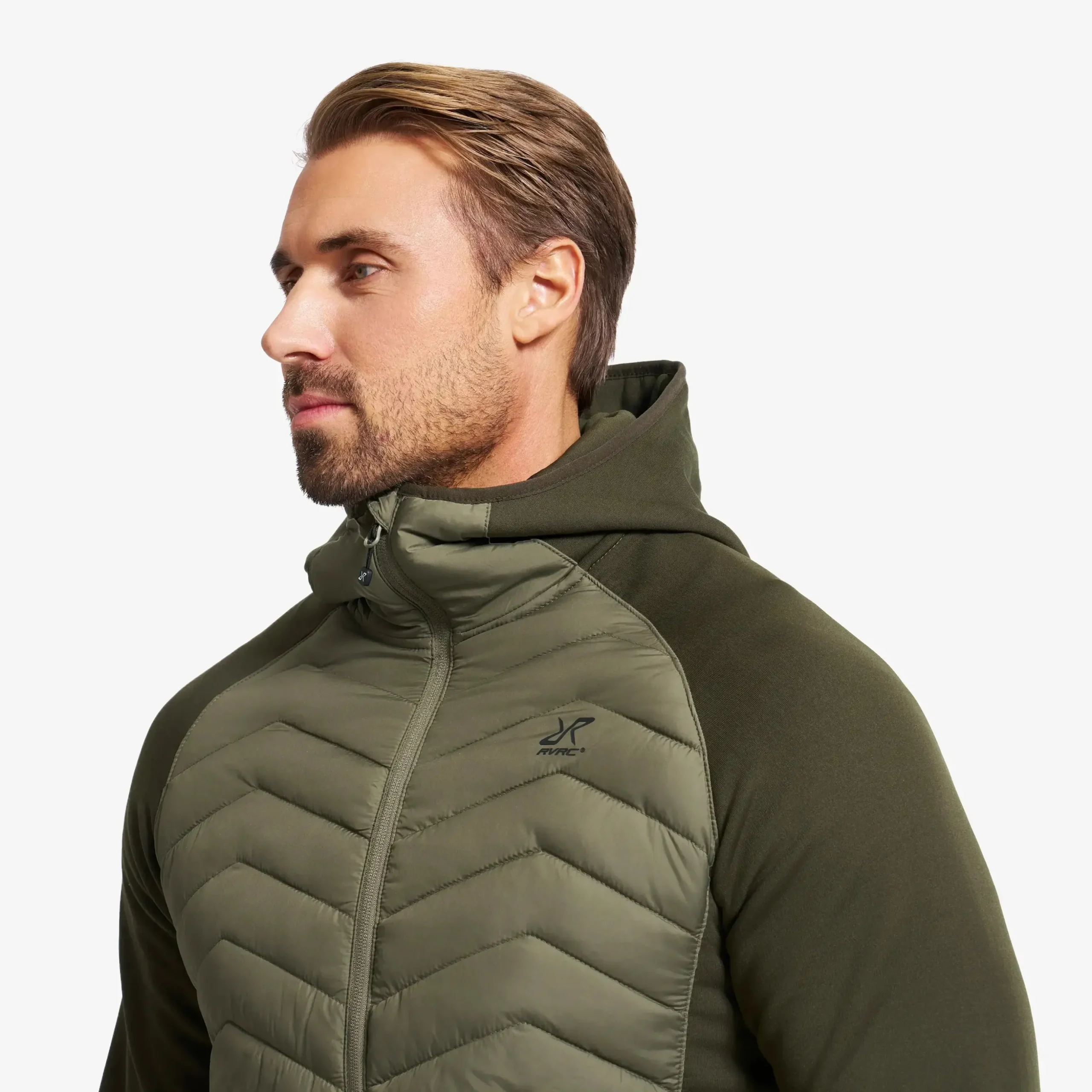 Evolution Hybrid Fleece Jacket Herren Forest Night/Kalamata