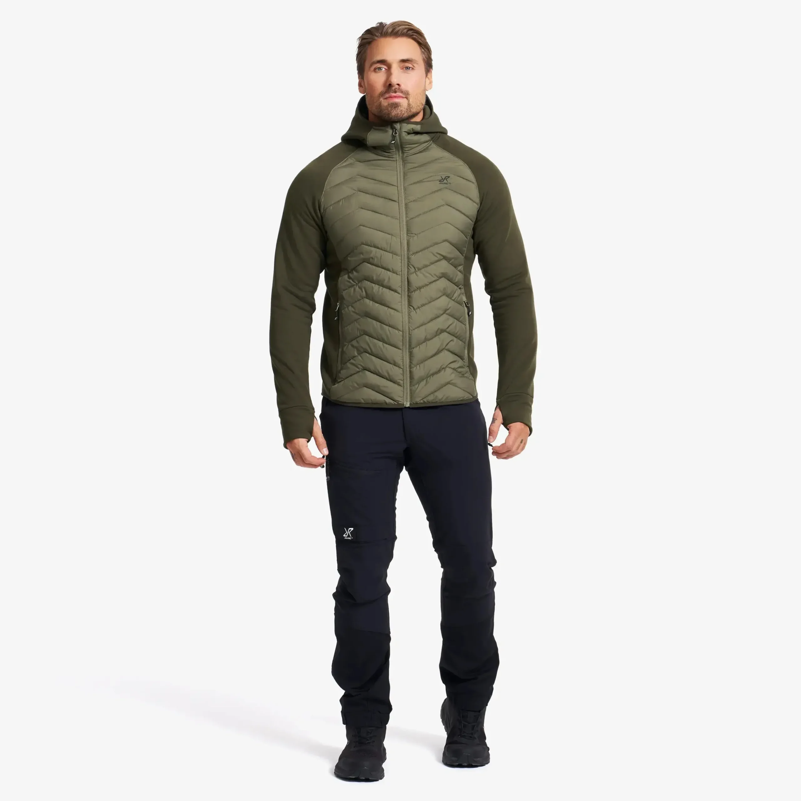 Evolution Hybrid Fleece Jacket Herren Forest Night/Kalamata