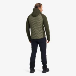 Evolution Hybrid Fleece Jacket Herren Forest Night/Kalamata