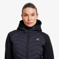 Evolution Hybrid Fleece Jacket Damen Black