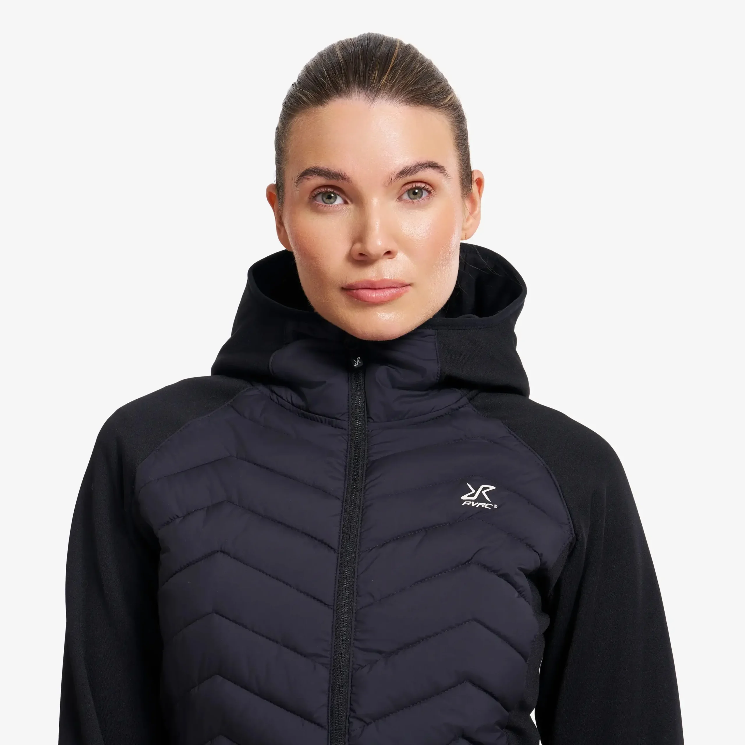 Evolution Hybrid Fleece Jacket Damen Black