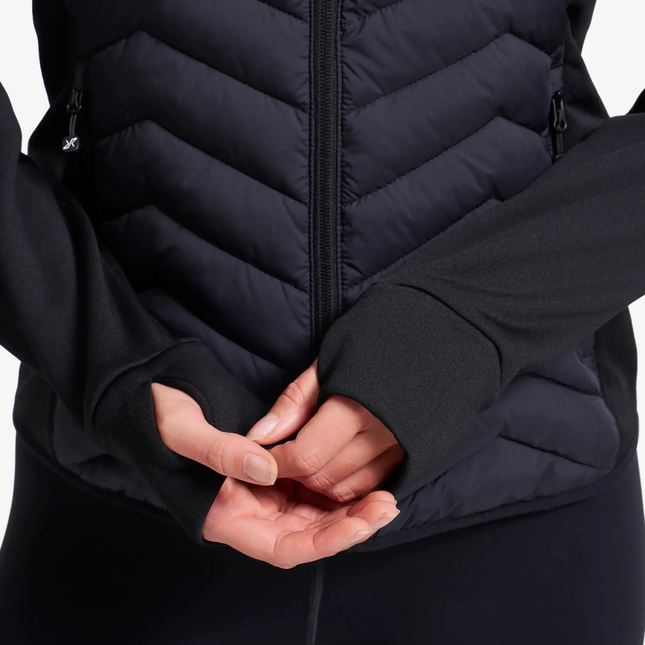 Evolution Hybrid Fleece Jacket Damen Black