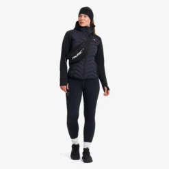 Evolution Hybrid Fleece Jacket Damen Black