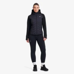 Evolution Hybrid Fleece Jacket Damen Black