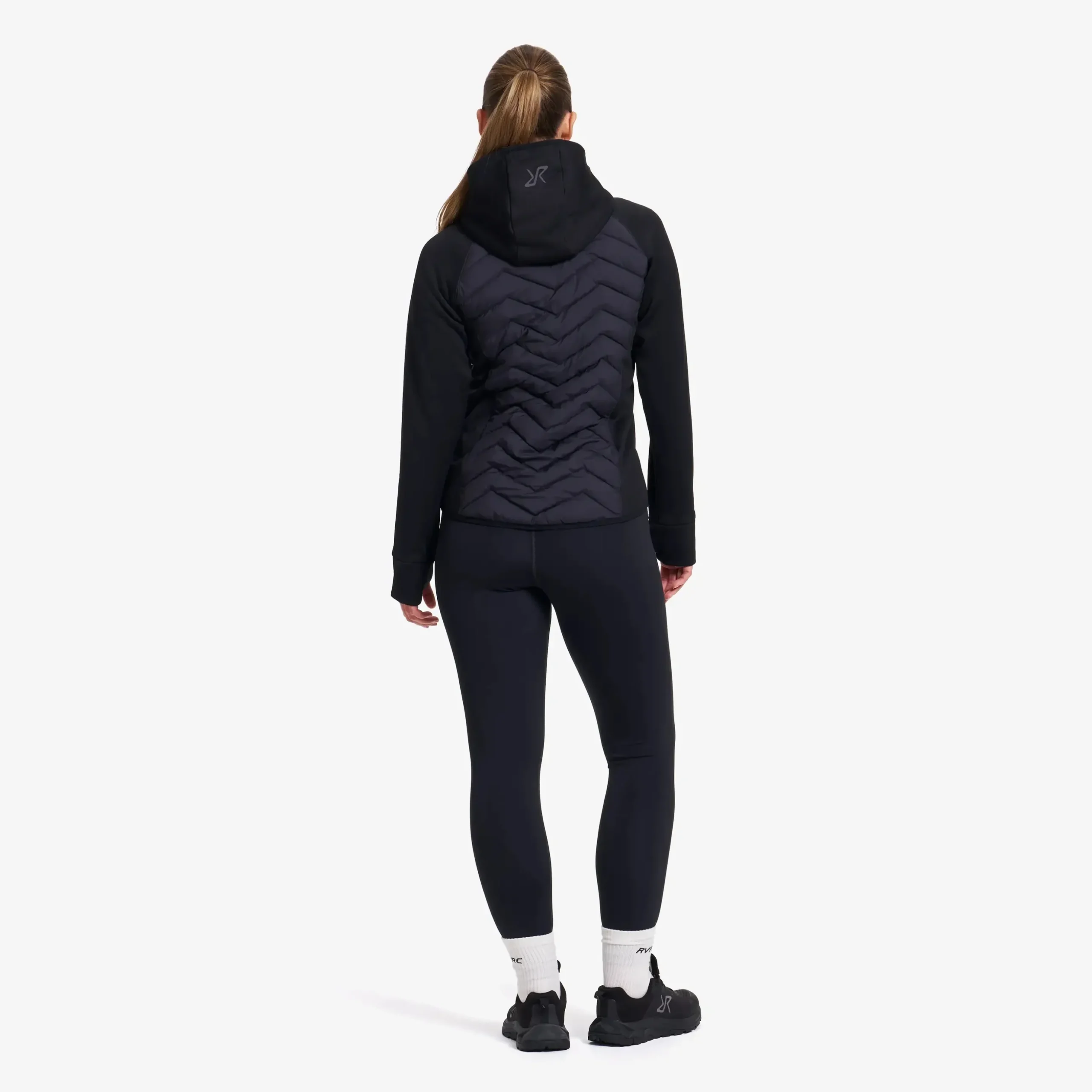 Evolution Hybrid Fleece Jacket Damen Black