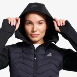 Evolution Hybrid Fleece Jacket Damen Black