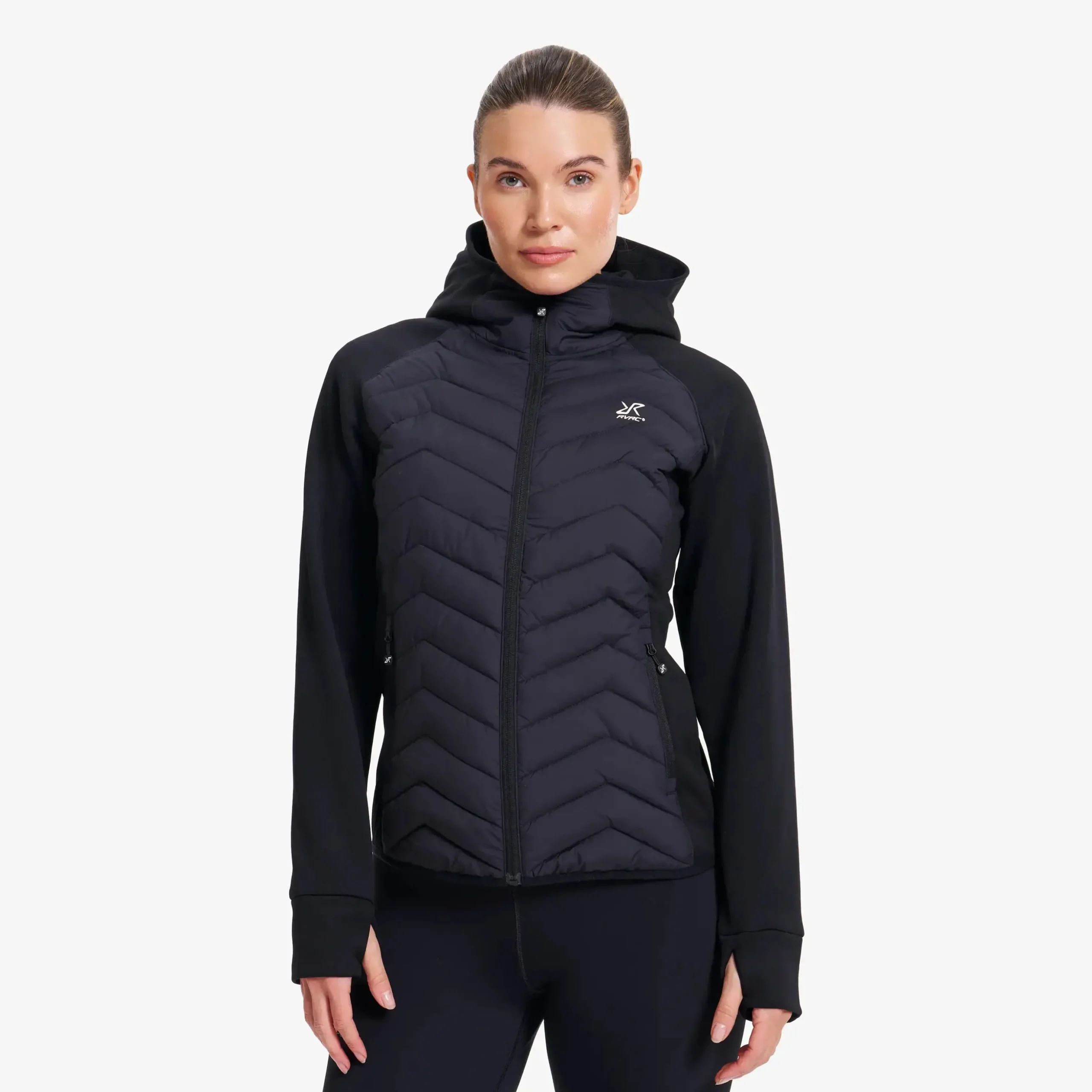 Evolution Hybrid Fleece Jacket Damen Black
