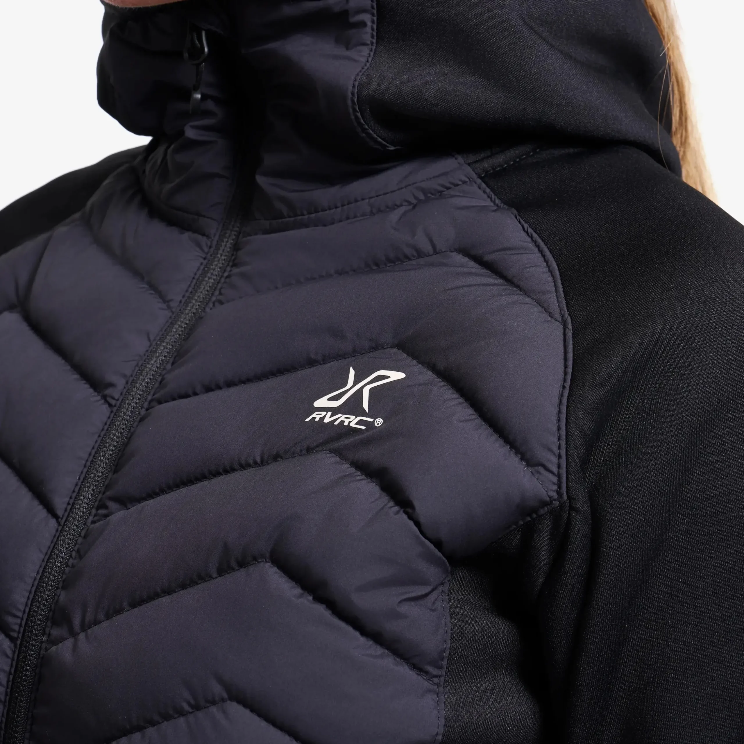 Evolution Hybrid Fleece Jacket Damen Black