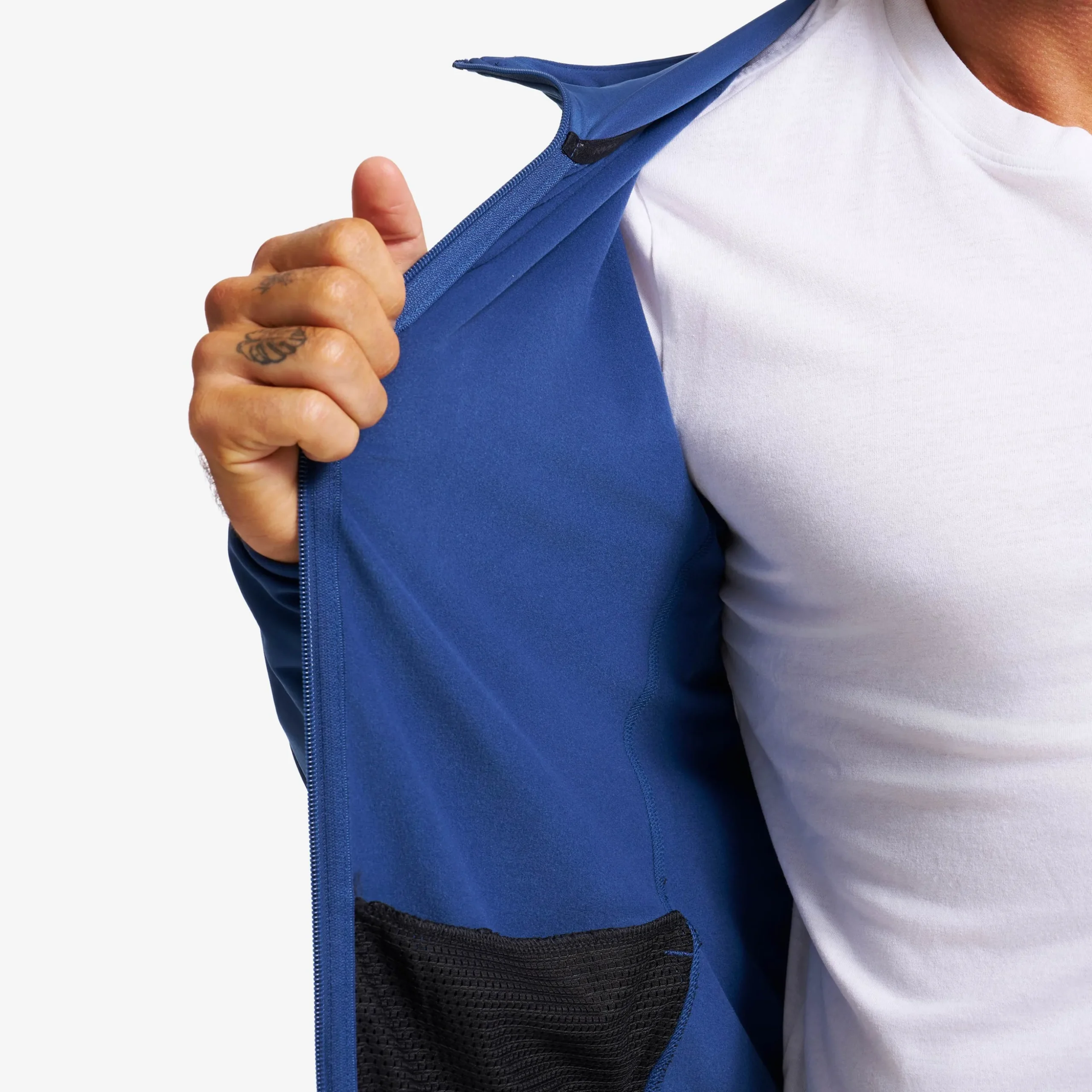 Evolution Light Stretch Fleece Hoodie Herren Insignia Blue