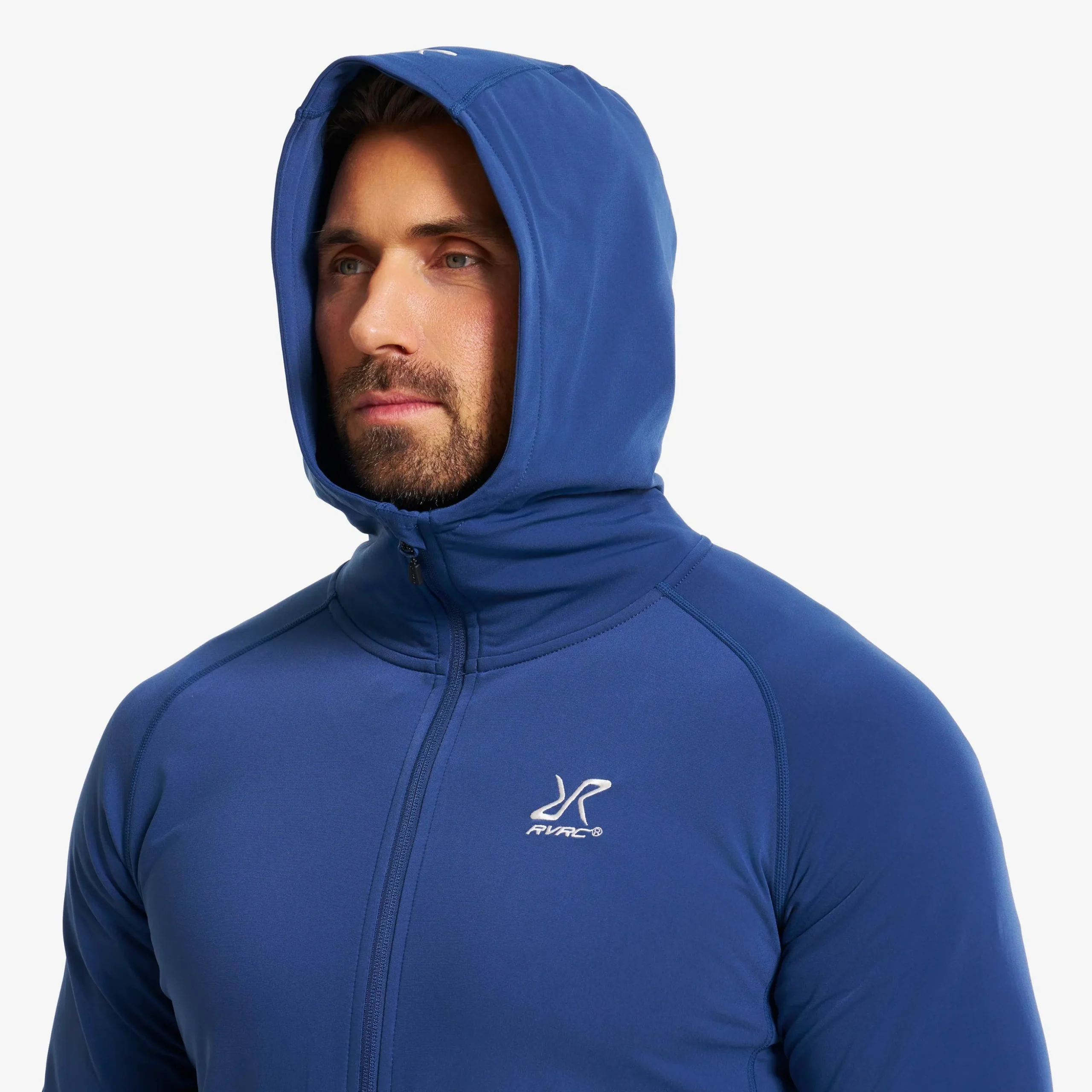 Evolution Light Stretch Fleece Hoodie Herren Insignia Blue