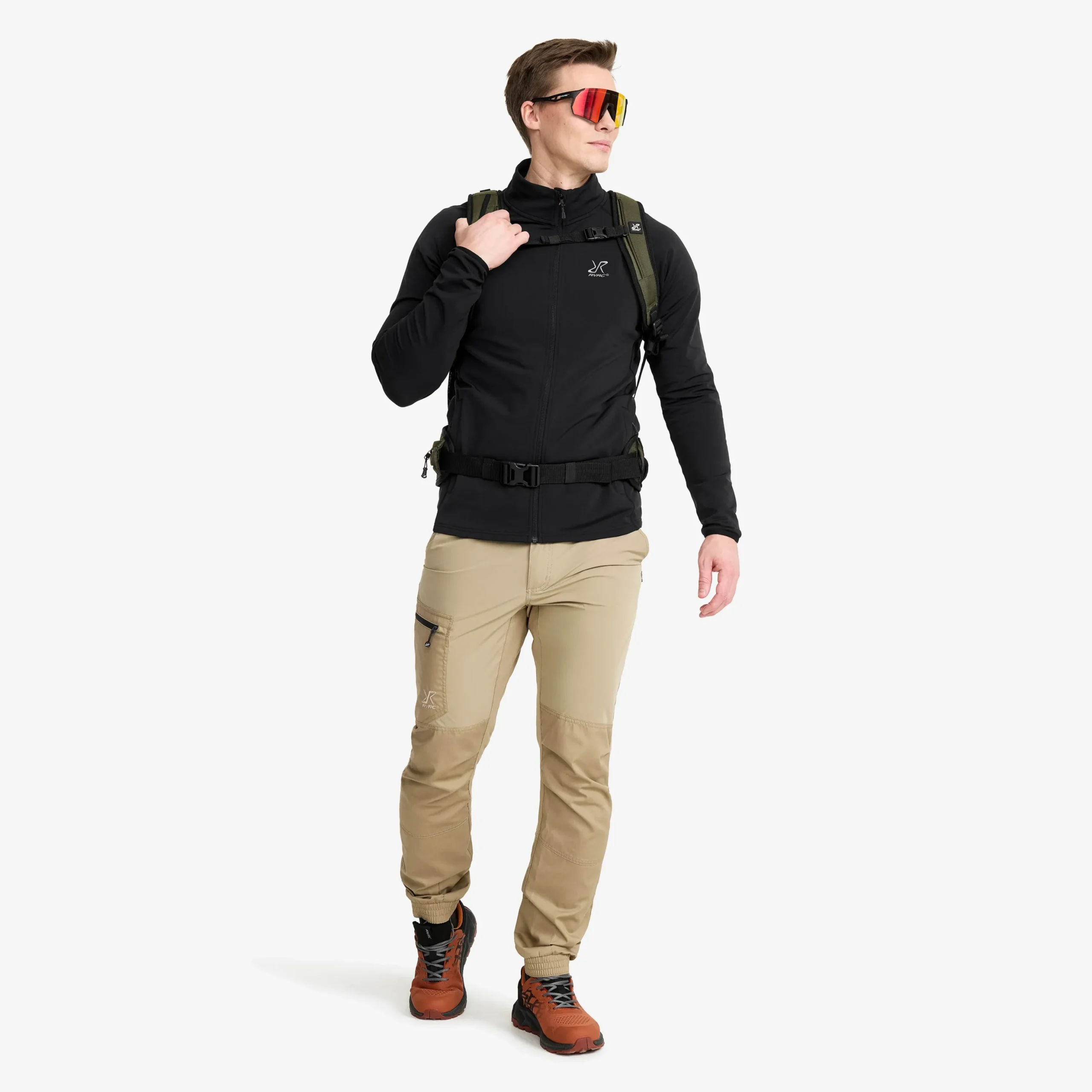 Evolution Light Stretch Fleece Herren Black