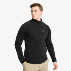 Evolution Light Stretch Fleece Herren Black