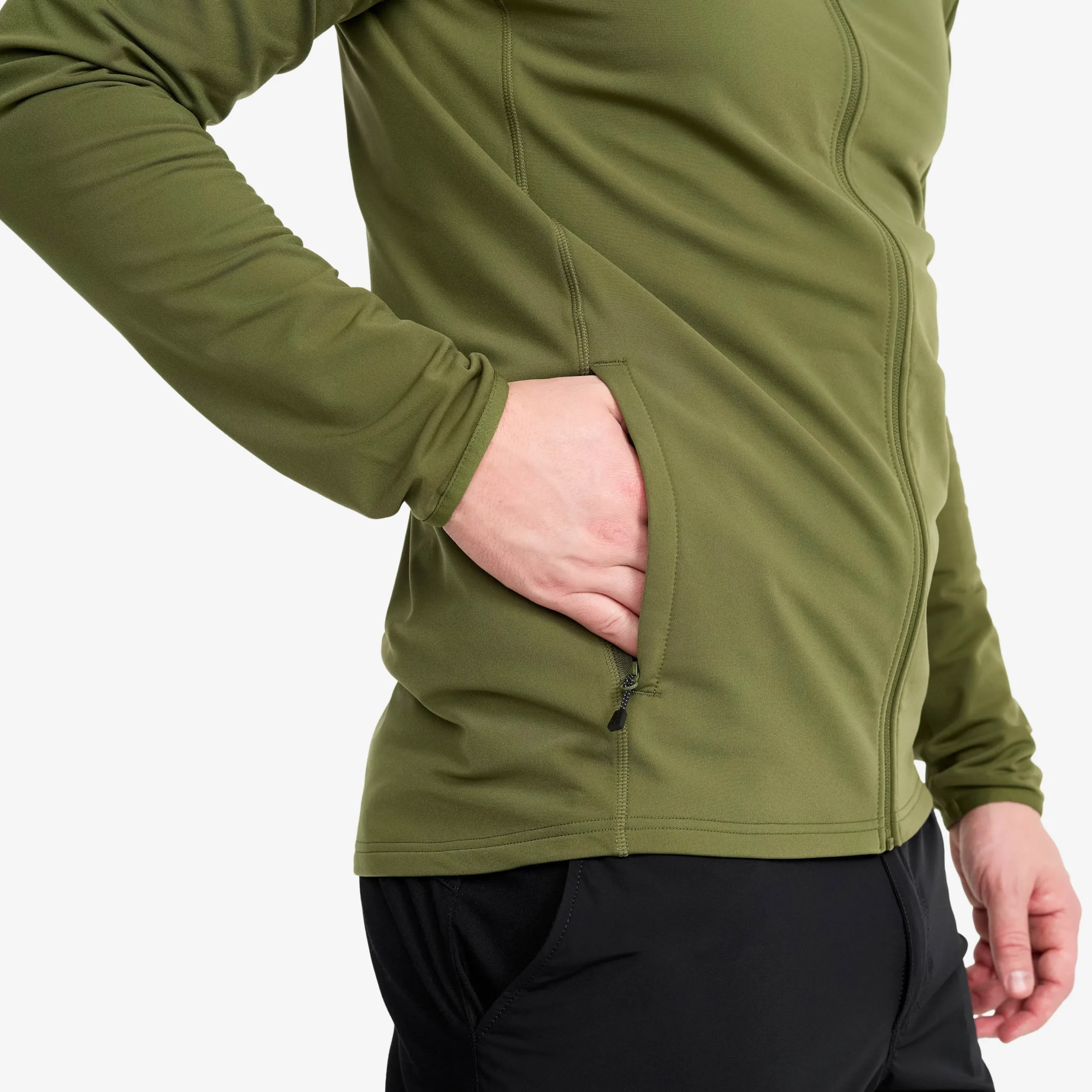 Evolution Light Stretch Fleece Hoodie Herren Cypress