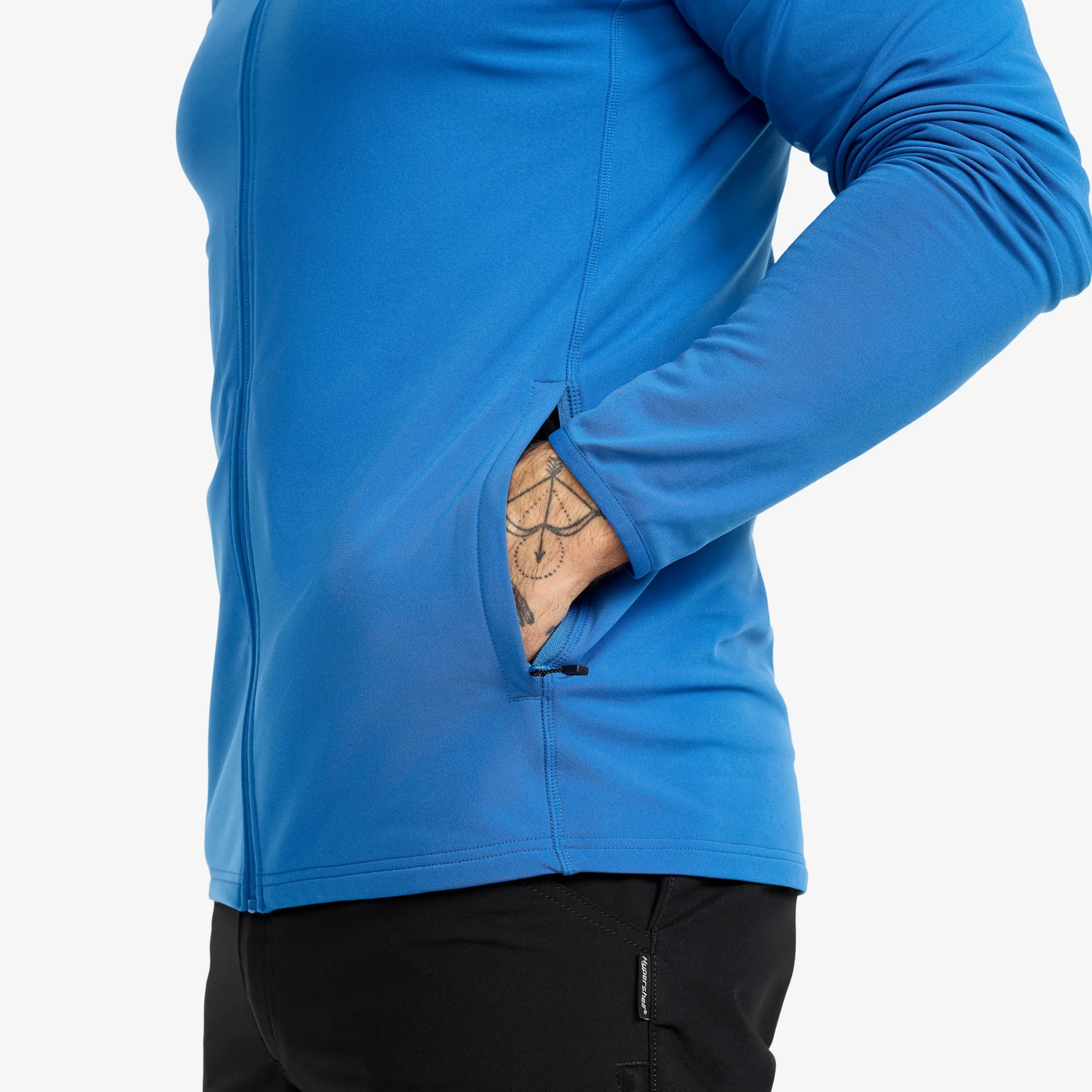 Evolution Light Stretch Fleece Hoodie Herren Classic Blue
