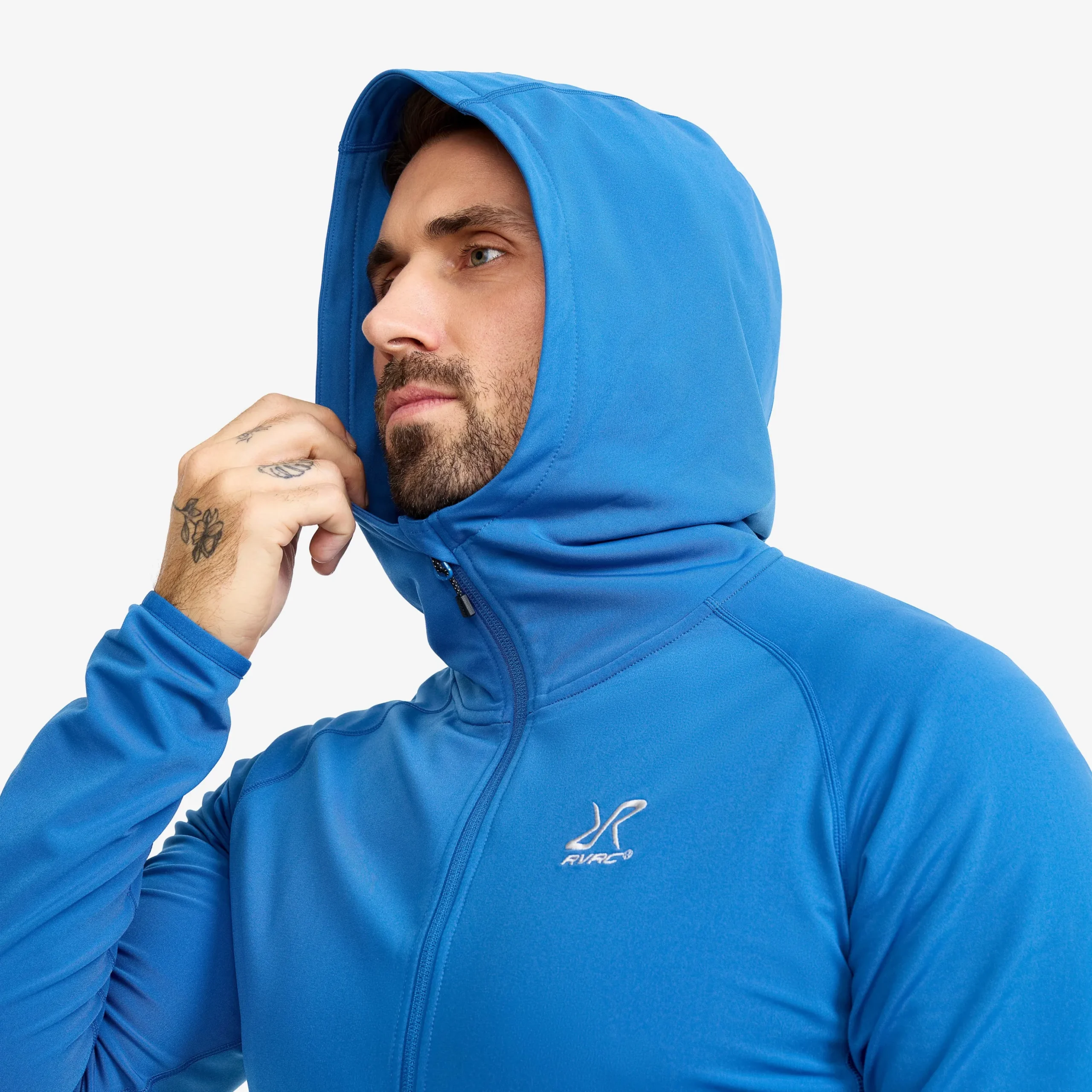 Evolution Light Stretch Fleece Hoodie Herren Classic Blue