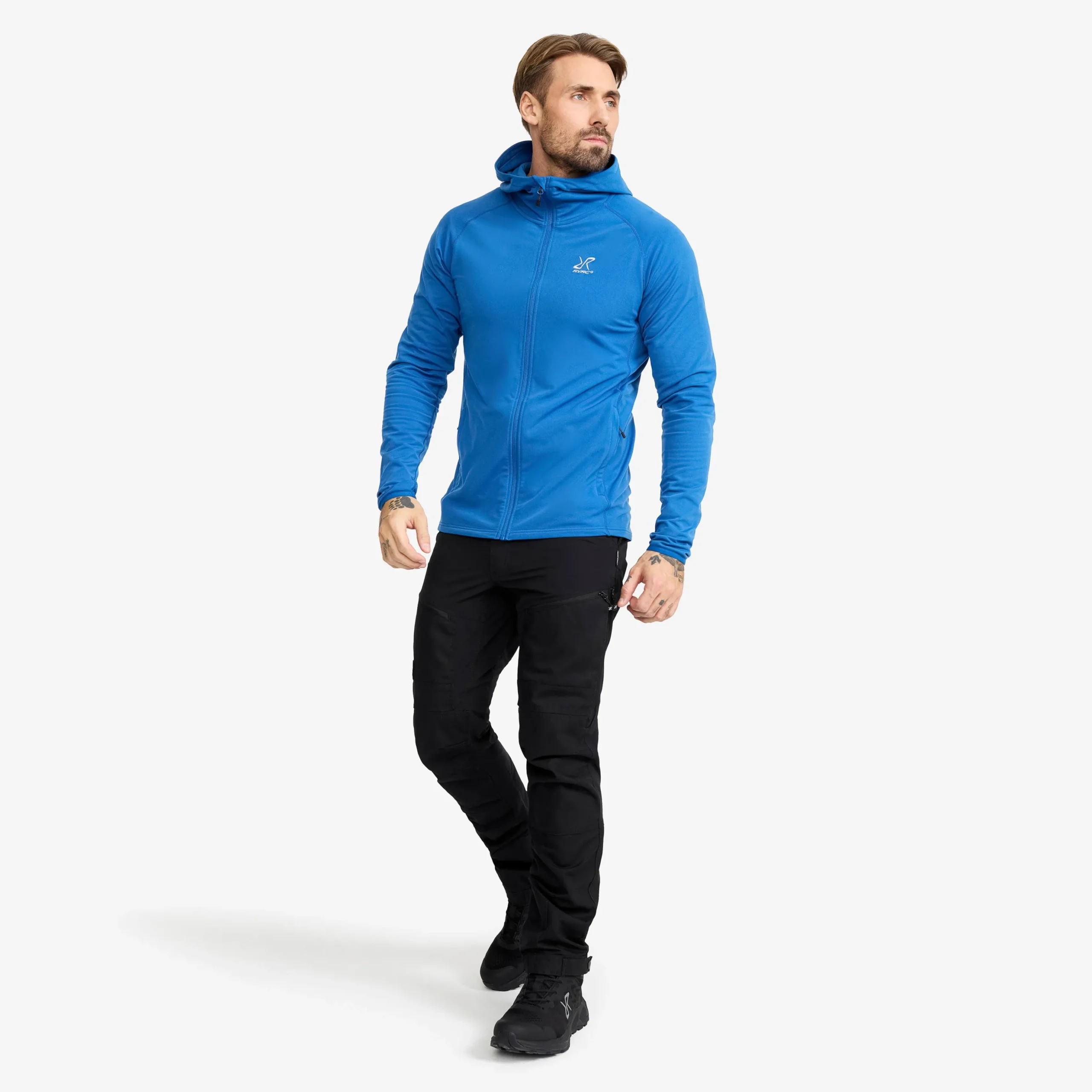 Evolution Light Stretch Fleece Hoodie Herren Classic Blue