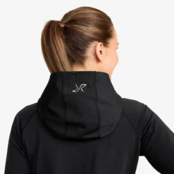 Evolution Light Stretch Fleece Hoodie Damen Black
