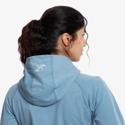 Evolution Light Stretch Fleece Hoodie Damen Captain's Blue