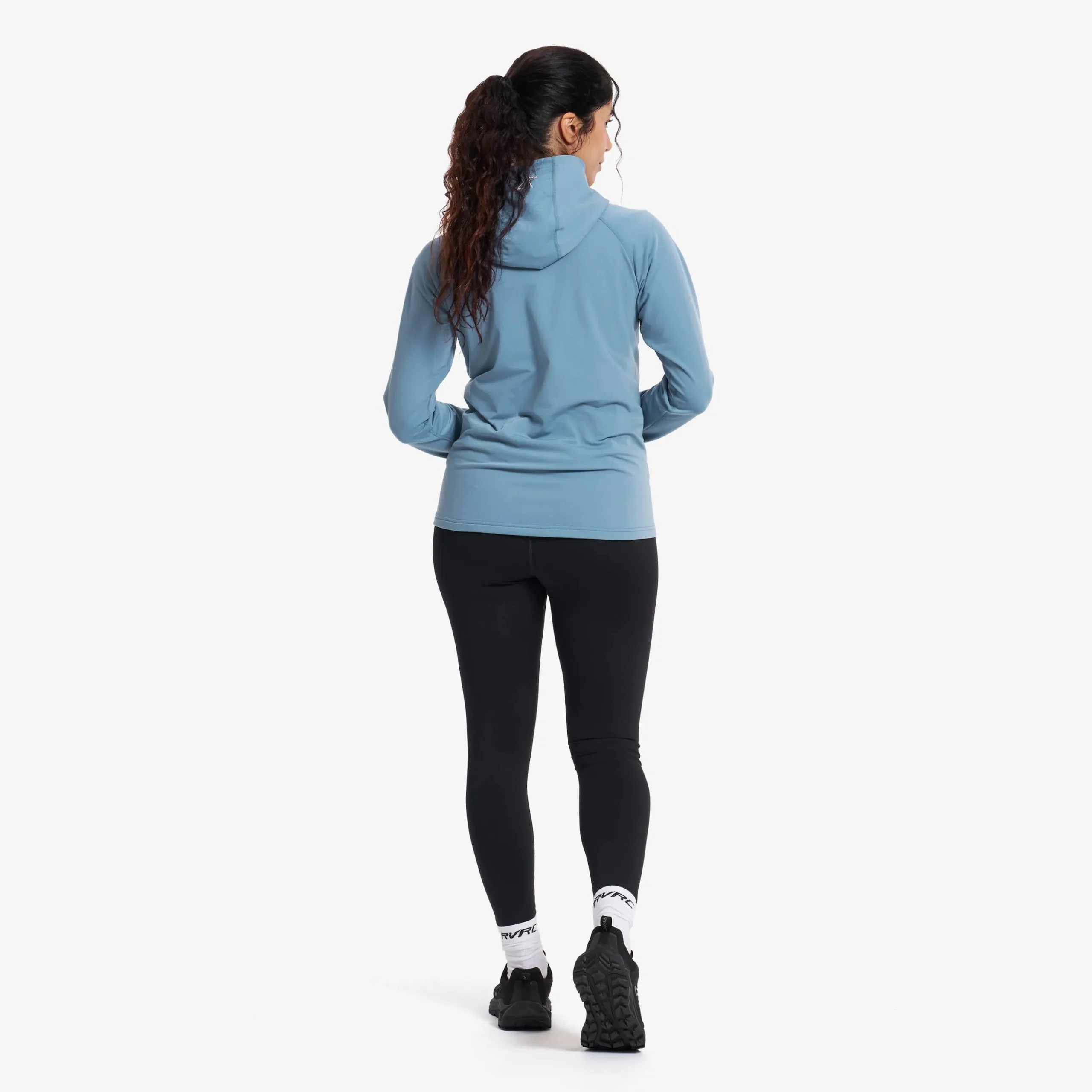 Evolution Light Stretch Fleece Hoodie Damen Captain's Blue