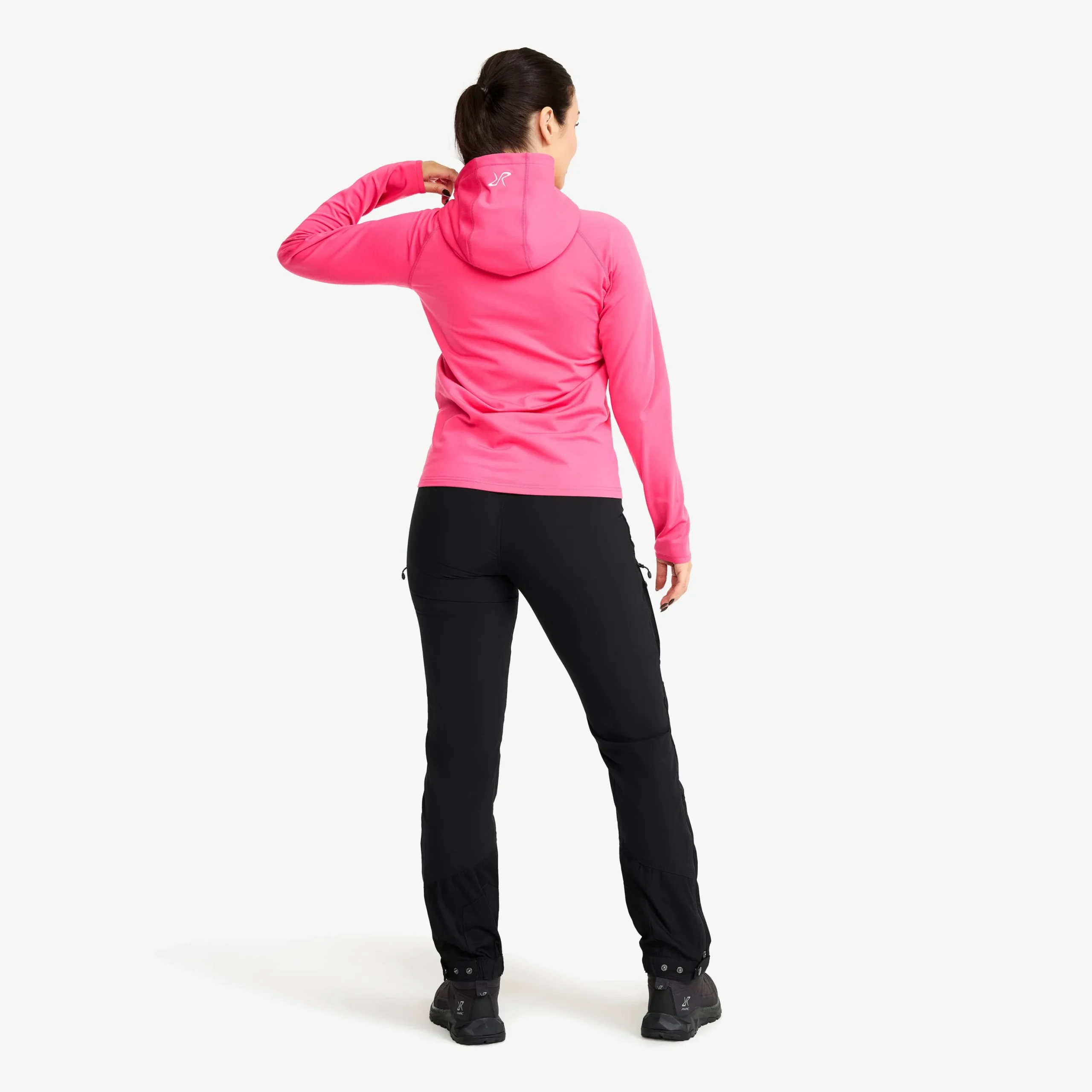 Evolution Light Stretch Fleece Hoodie Damen Fandango Pink