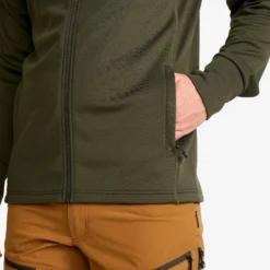 Evolution Stretch Fleece Hoodie Herren Forest Night