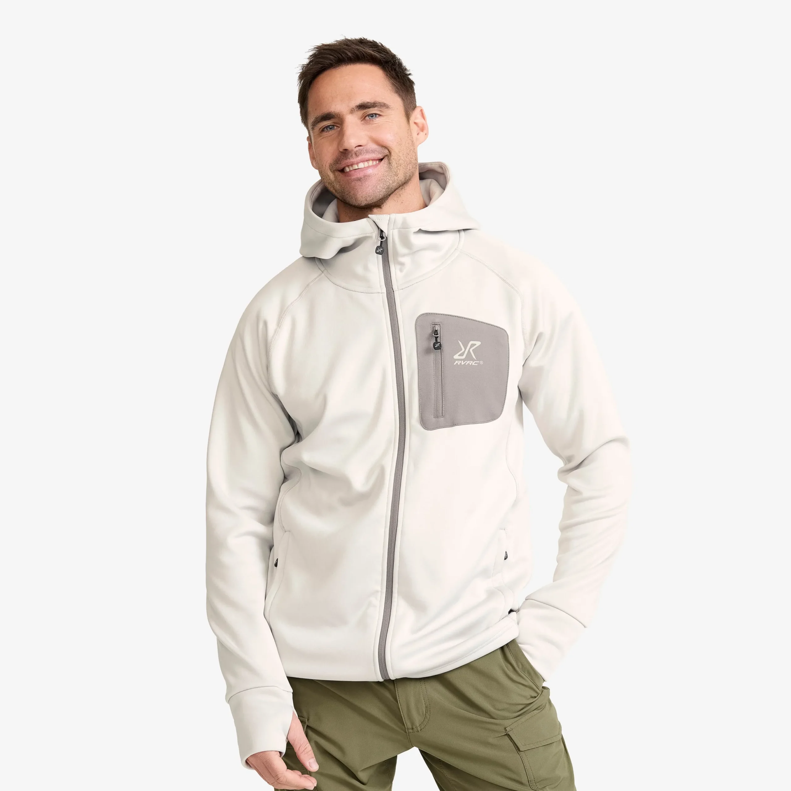 Evolution Stretch Fleece Hoodie Herren Vapor Blue