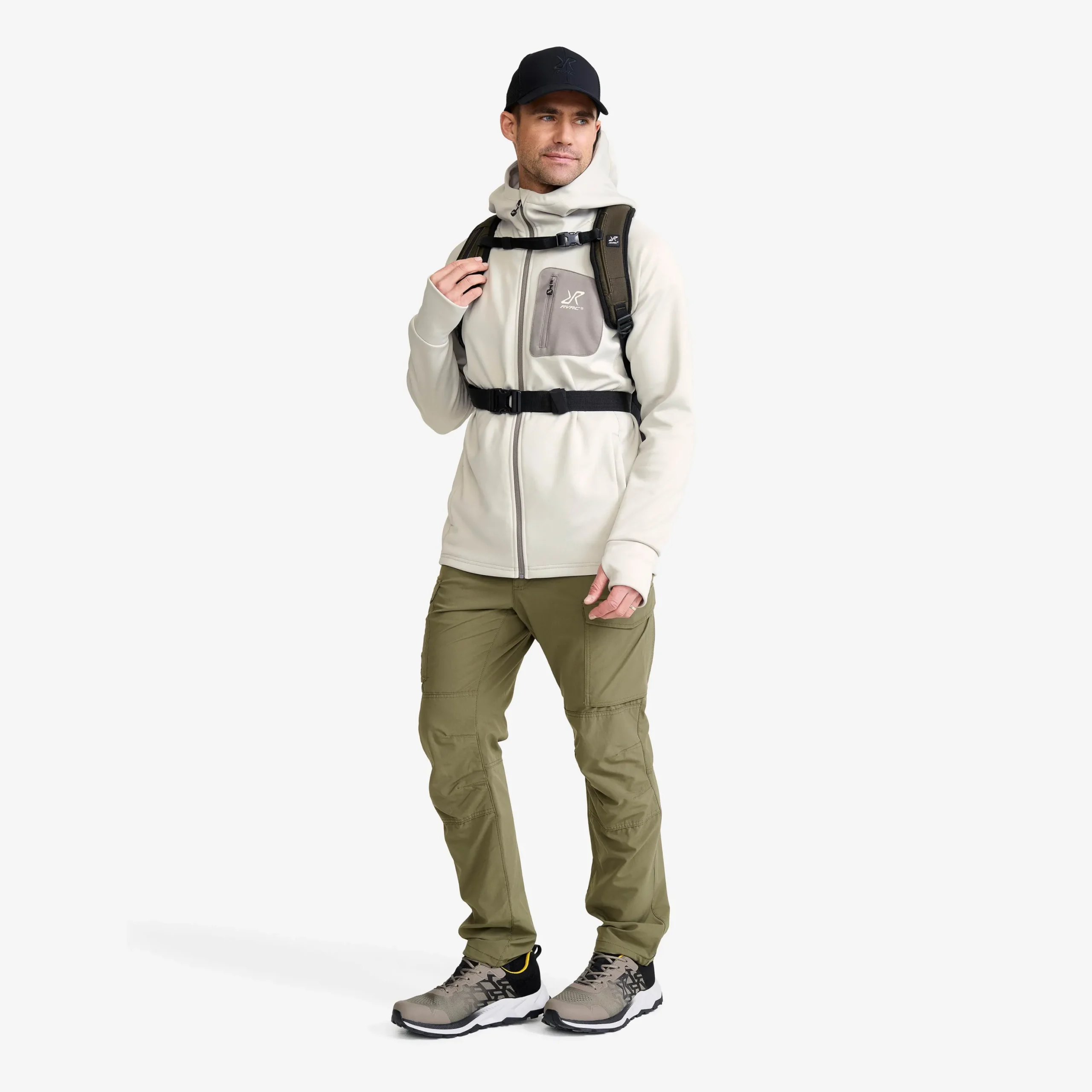 Evolution Stretch Fleece Hoodie Herren Vapor Blue