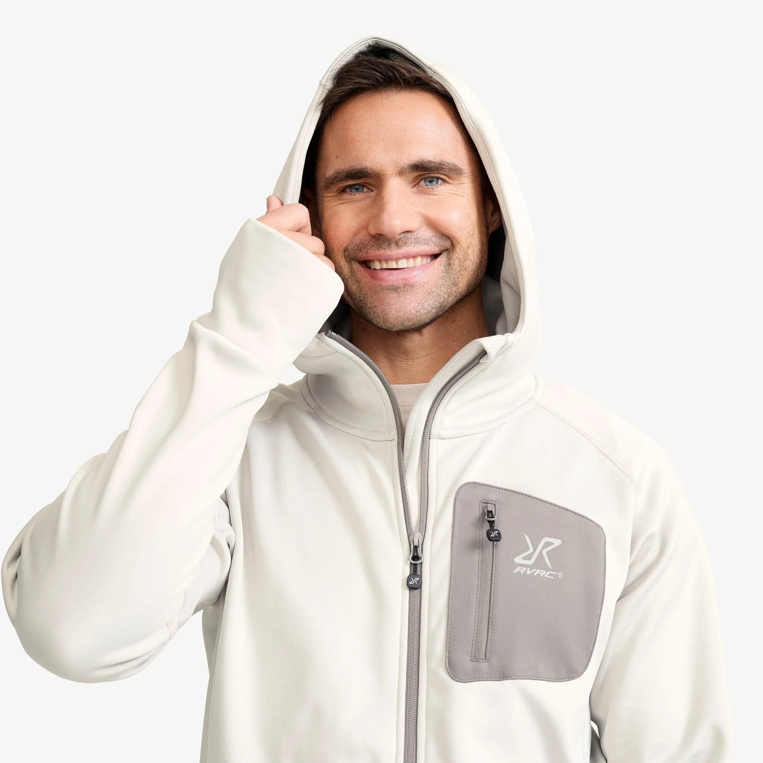 Evolution Stretch Fleece Hoodie Herren Vapor Blue