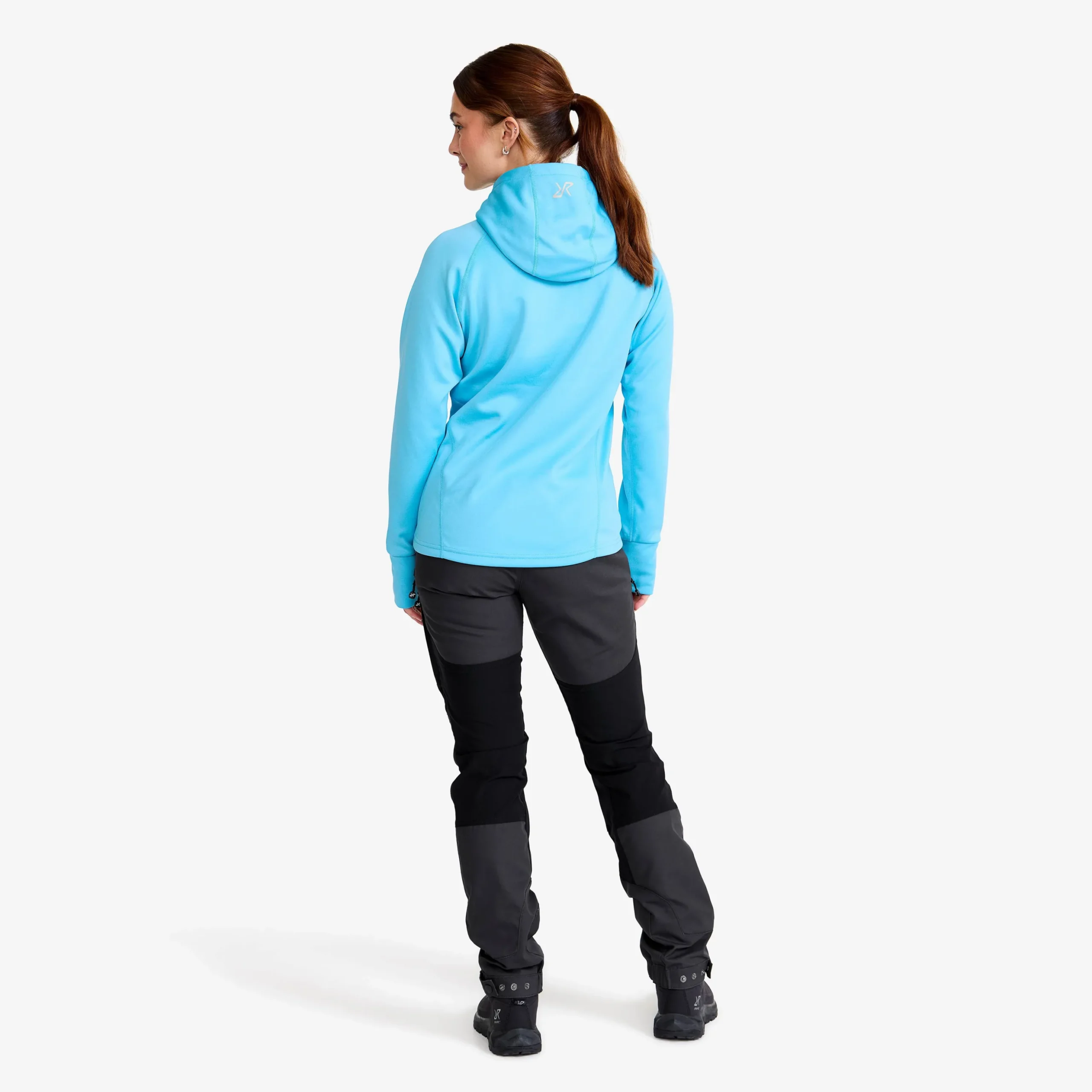 Evolution Stretch Fleece Hoodie Damen Alaskan Blue