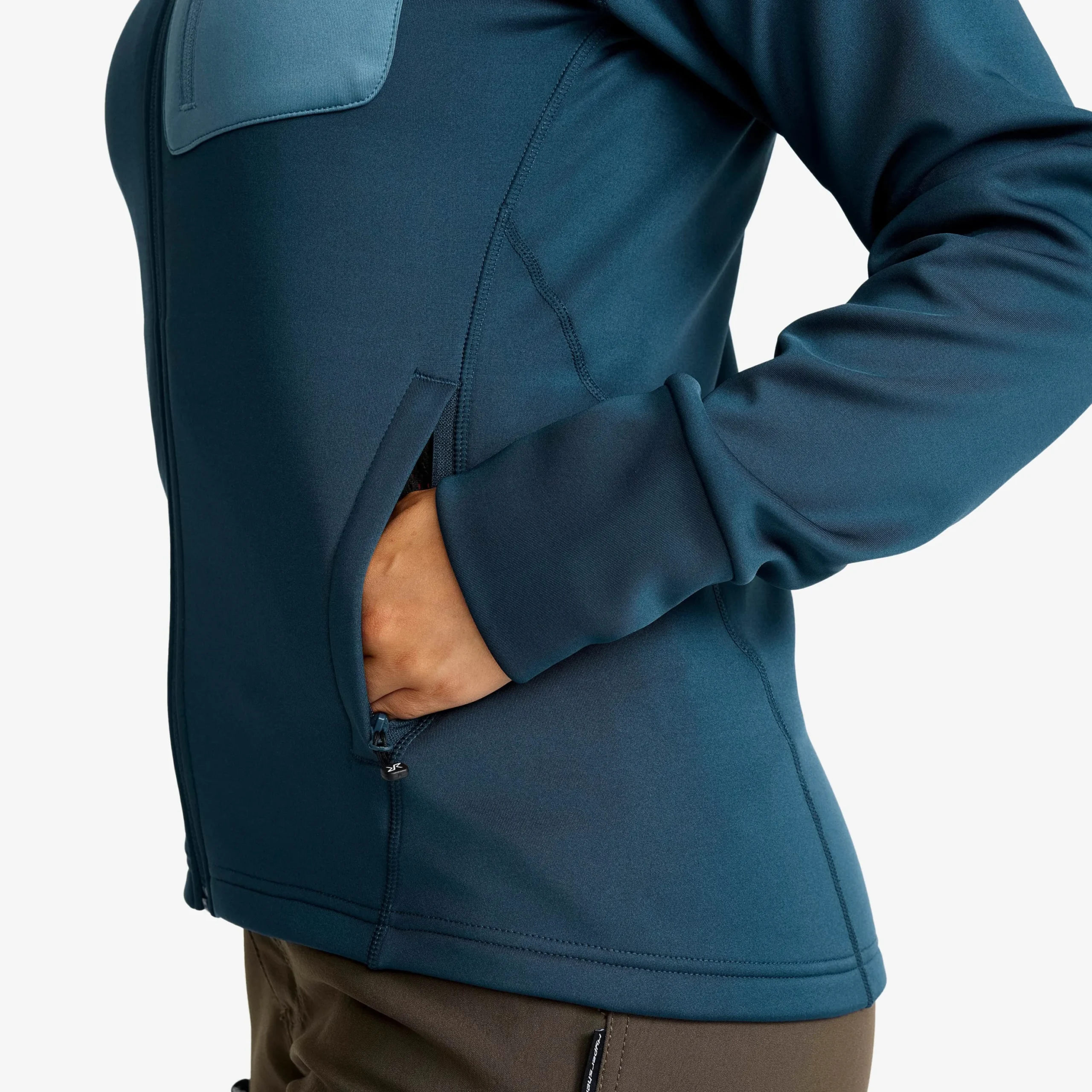 Evolution Stretch Fleece Hoodie Damen Moonlit Ocean/Stellar