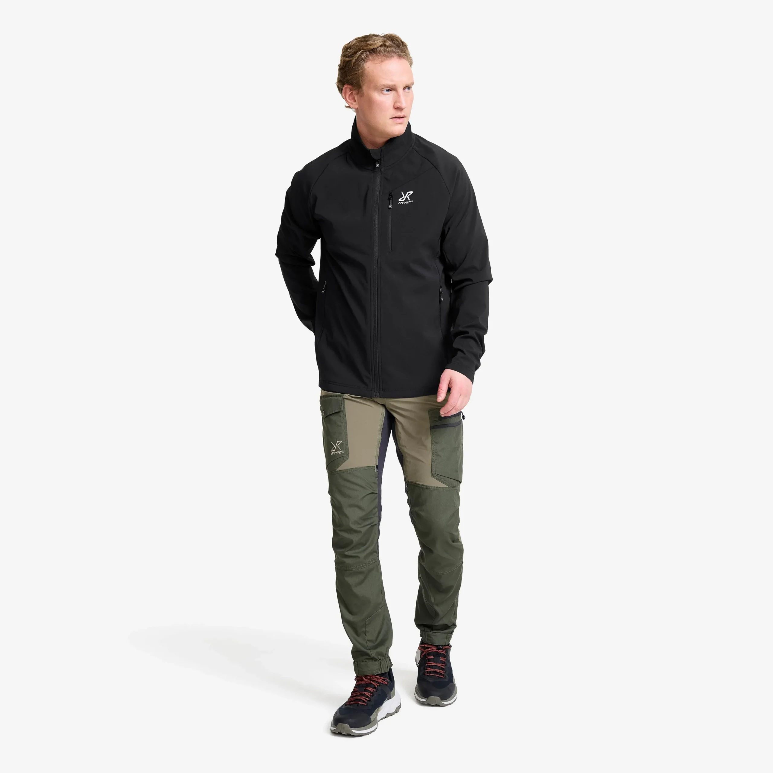 Exciter Stretch Jacket Herren Black