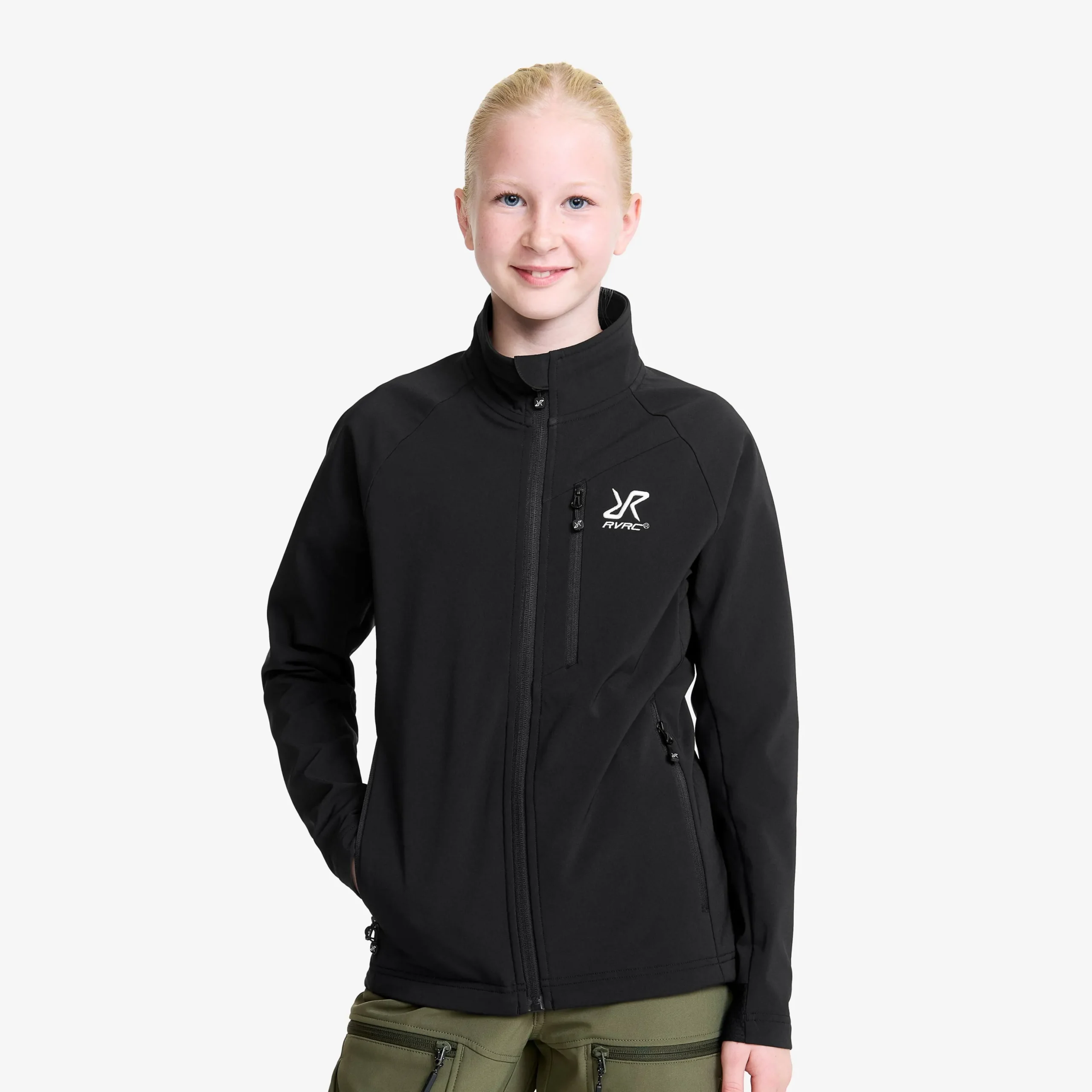 Exciter Stretch Jacket Teens Black